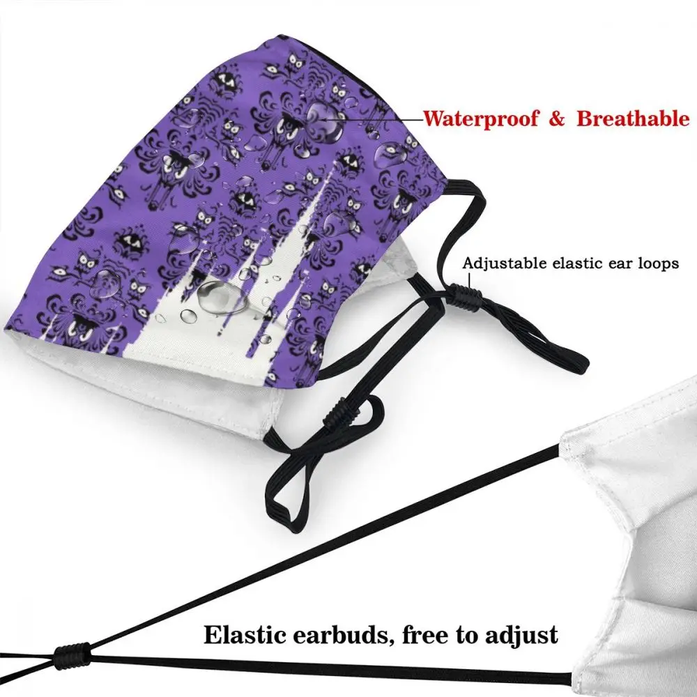 Магический замок дизайнерская неодноразовая маска для рта силуэт дом с