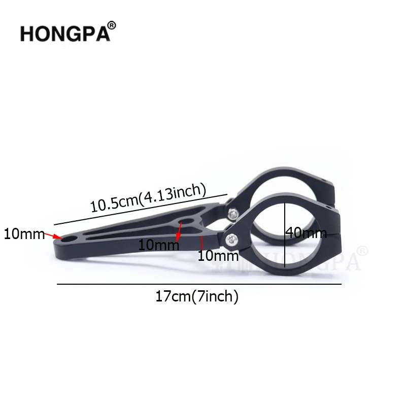 Алюминий 41 мм Универсальный кронштейн для фары мотоцикла Запчасти передняя