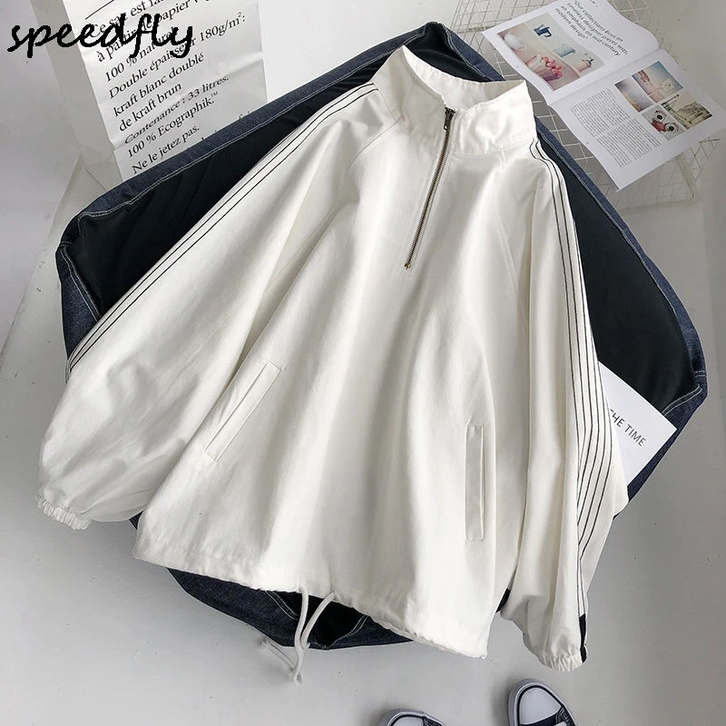 

2021 new style Round Neck Sweater Couple Student Wear Fashion Hoodie Autumn Style Loose Jacket