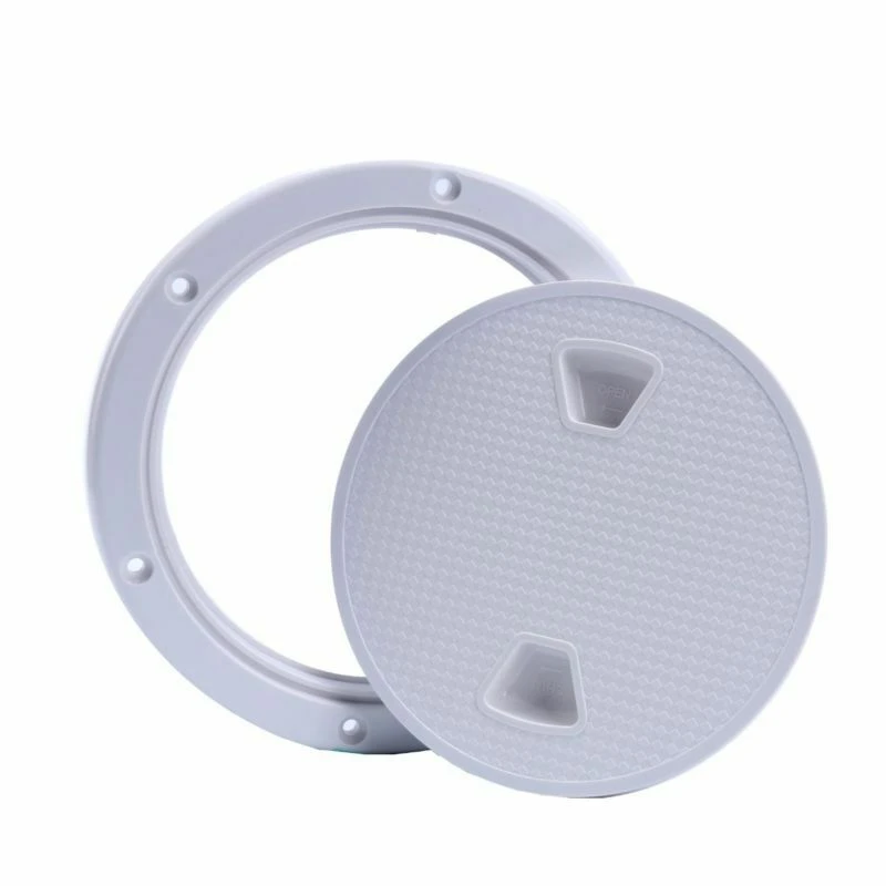

6 inch Round Hatch Cover Deck Plate Non Slip Inspection for Marine Boat Kayak Canoe