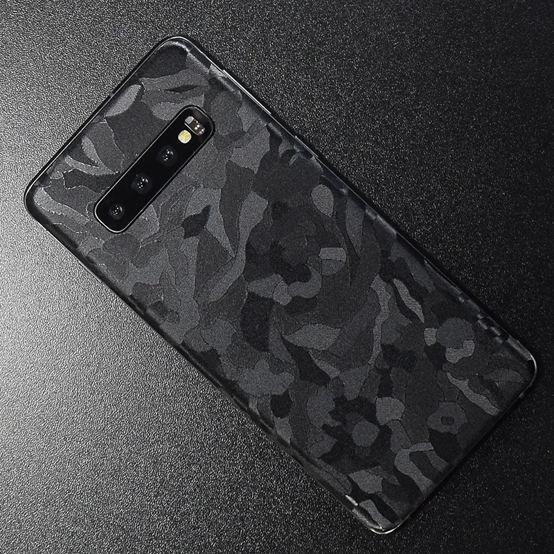 Черная камуфляжная пленка для Samsung Galaxy S8/S8 Plus/S9/S9 Plus/S10/S10 Plus/S10E защитная наклейка |
