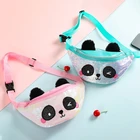 Новинка 2020, модная Женская поясная сумка с милой пандой, забавная кожаная поясная сумка для девушек, дорожная нагрудная сумка для телефона, рождественский подарок