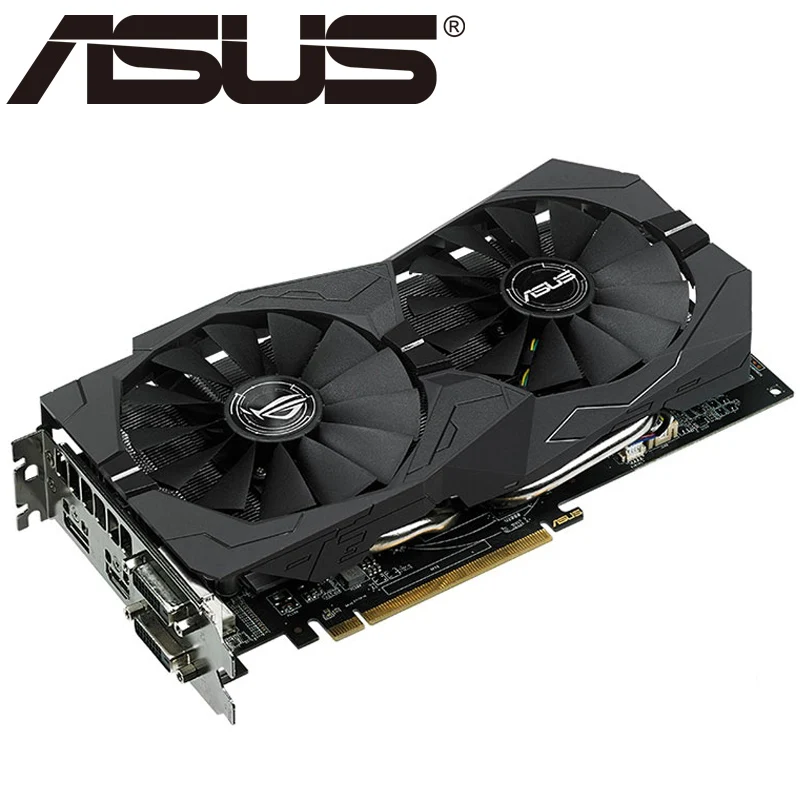 Видеокарта ASUS RX 570 4GB 256Bit GDDR5, видеокарты для AMD RX 500 серии, VGA карты RX570 RX580 580 8G, Дисплей HDMI DVI