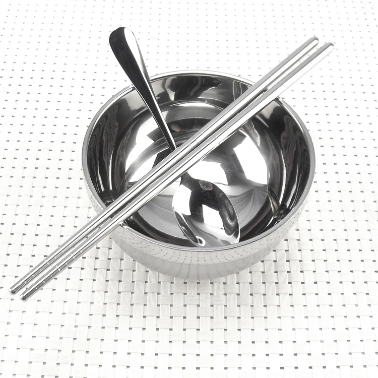 Студенческий комплект переносной посуды наружная чаша палочки для еды ложка