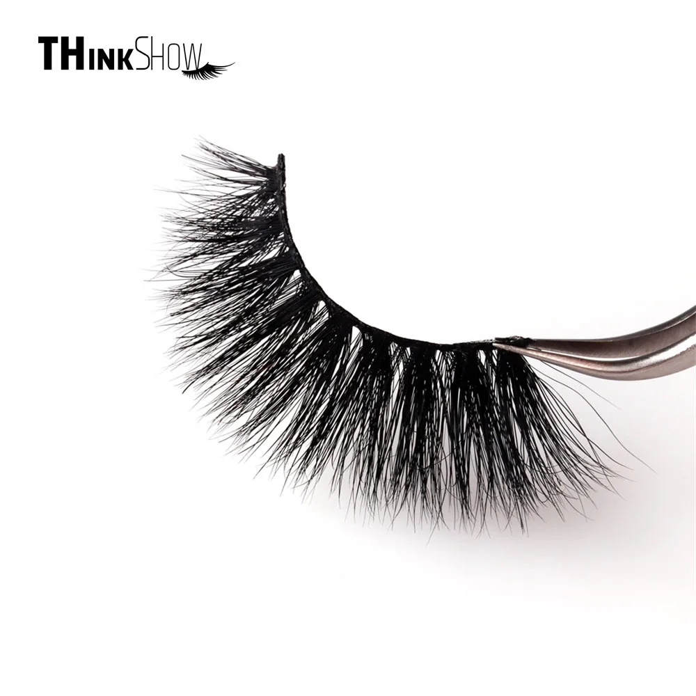 

Thinkshow 3D Mink Lashes False Eyelashes Handmade Wispy Fluffy Natural Long Lashes Eyelashes Cruelty Free Mink Eyelashes Makeup