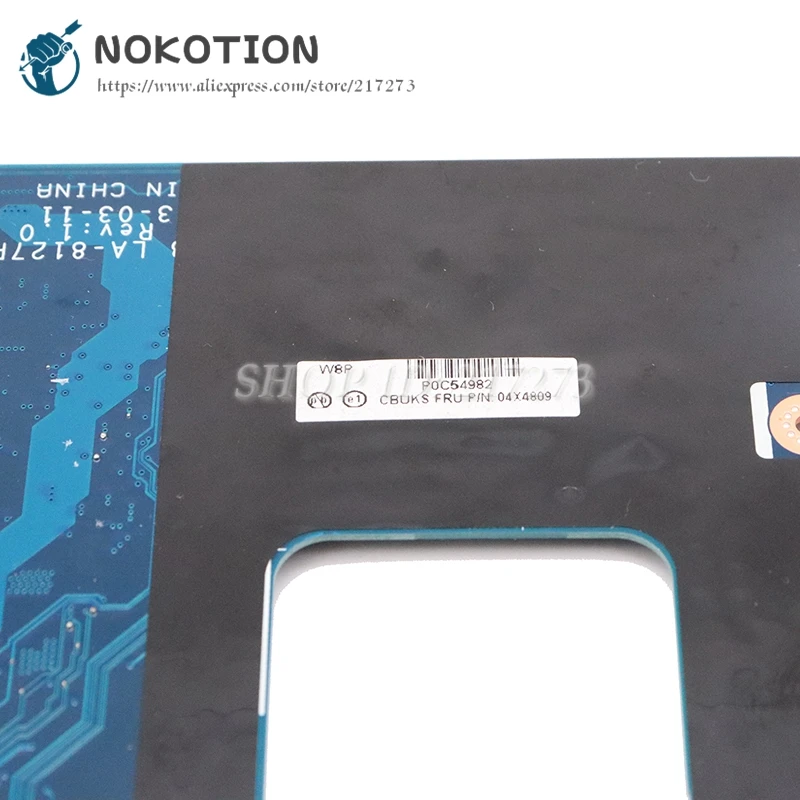 NOKOTION для lenovo Thinkpad E545 Материнская плата ноутбука 15," VALEB LA-8127P REV 1,0 04X4809 разъем FS1 основная плата DDR3