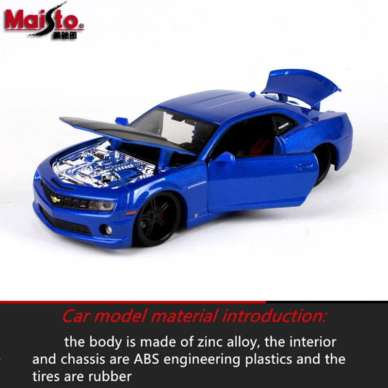 Модель автомобиля Maisto 1:24 2010 Chevrolet Camaro SS RS Roadster модель из сплава украшение