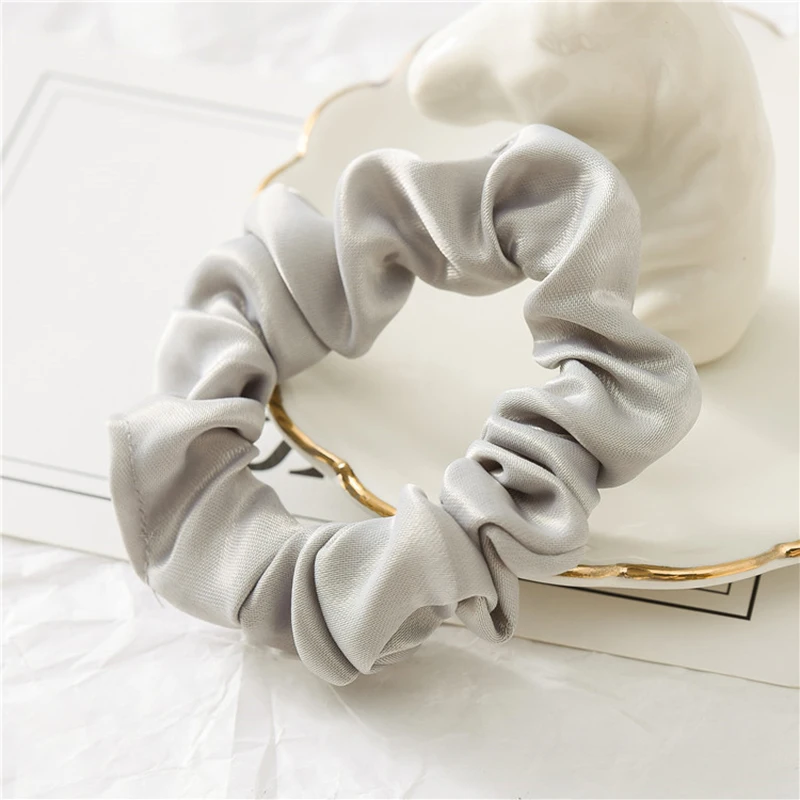 1 шт. популярная однотонная эластичная резинка для волос маленькая розовая синяя