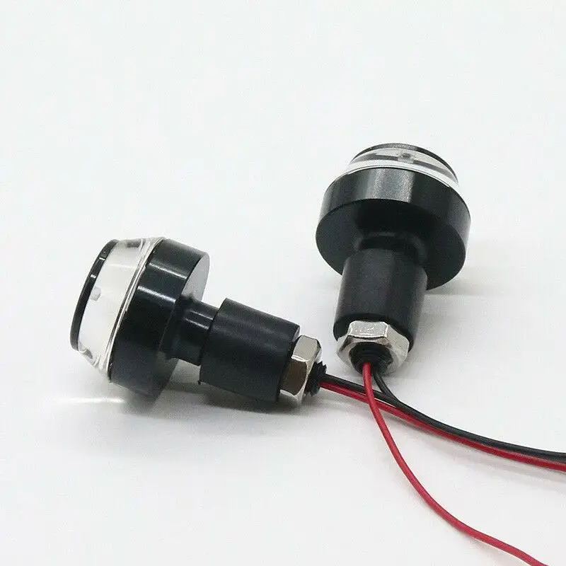 Светодиодный светильник поворота на руль мотоцикла 12 В белый и желтый цвет 2 шт. |