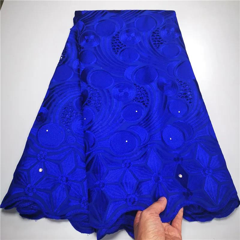 

5 Y Swiss lace fabric 2021 heavy beaded embroidery African lace fabrics 100% cotton fabric Swiss voile lace in Switzerland 9L618