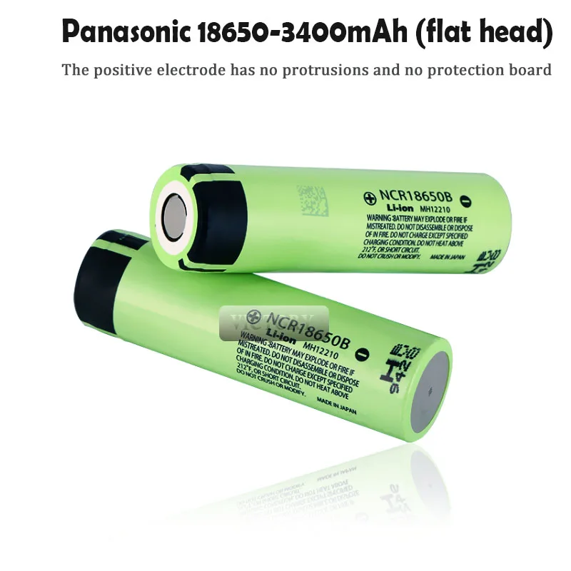 Panasonic новый 100% оригинальный NCR18650B 3 7 V 3400 мА/ч без PCB литий Перезаряжаемые Батарея