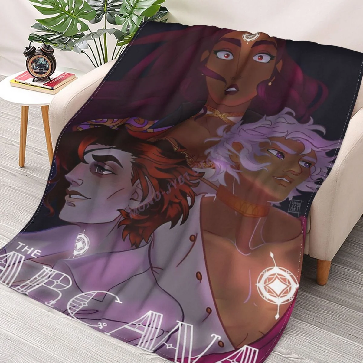 

Arcana Main 3 Throw Blanket Sherpa Blanket cover Bedding soft Blankets