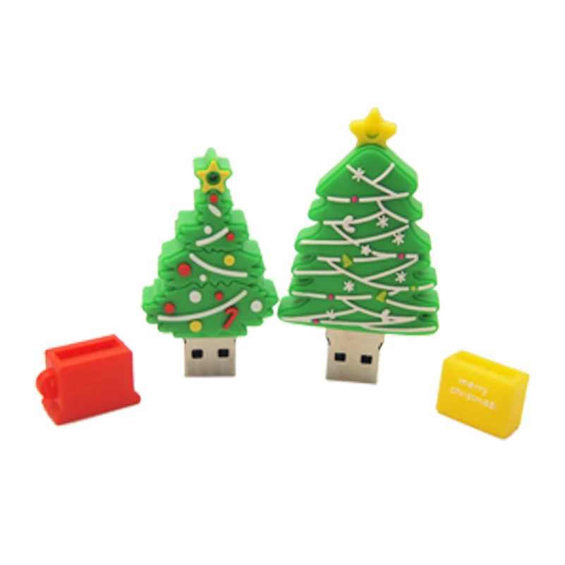 USB-накопитель usb-кабель с Санта-Клаусом 32/64 ГБ 128 Мб Рождественская серия подарок
