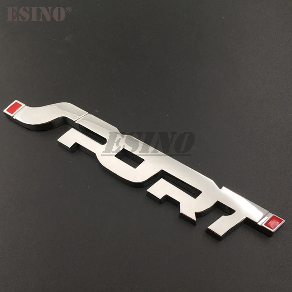 3D спортивный Автомобильный багажник из цинкового сплава эмблема для заднего