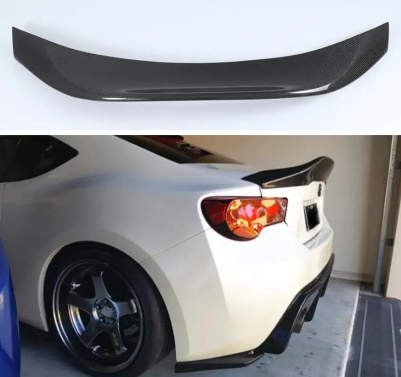 

Стильный спойлер для багажника из натурального углеродного волокна/праймера для заднего крыла для TOYOTA 86 GT86 GT & SUBARU BRZ 2012-2020