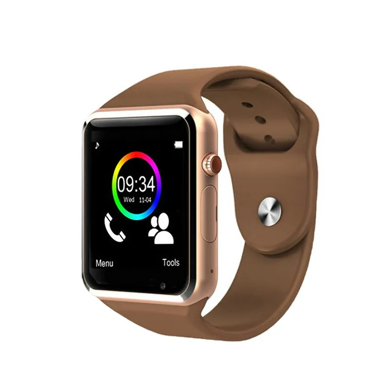 Смарт часы A1 Bluetooth наручные Спорт Шагомер с sim-камерой SmartWatch водонепроницаемый