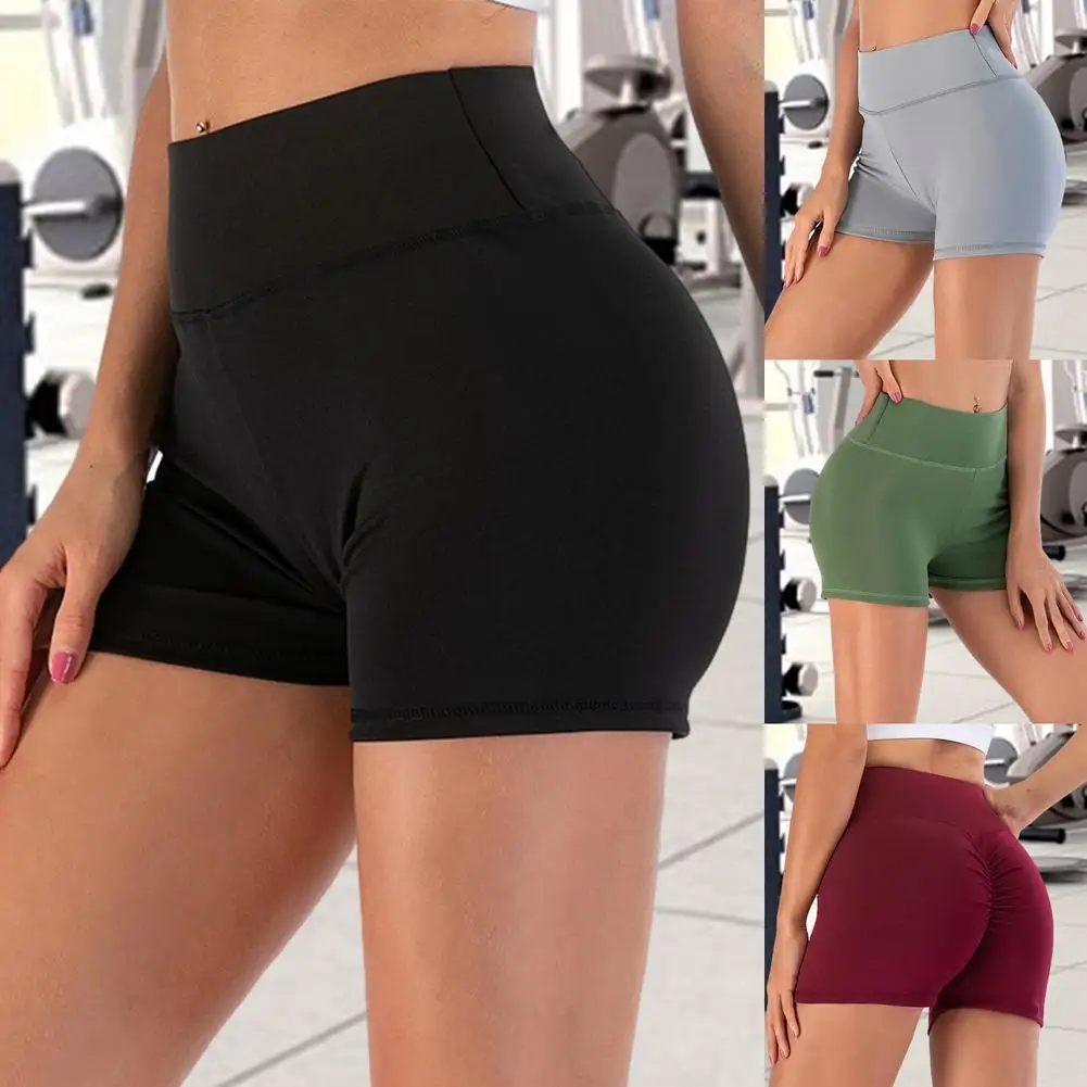

Comfortable Push Up Gym Running Fitness Shorts High Waist Soft Workout Athletic Yoga Pants For Women S/M/L/XL