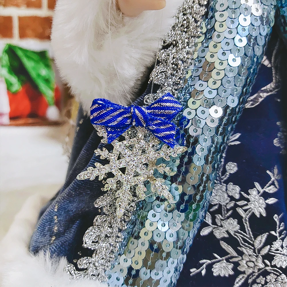 Милая стоячая кукла Санта Клауса рождественские украшения куклы подарок для