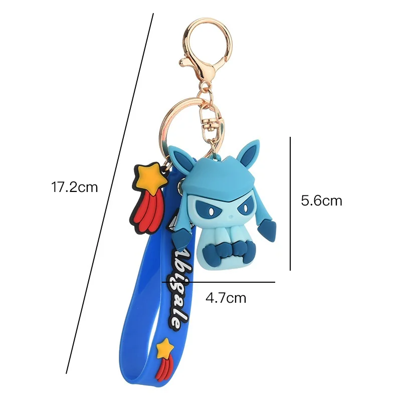 

2021 Pokemon Key Chain Coll Japan Anime Keychain Childrens Toys for Girls Women Cute Cartoon Key Chain On The Backpack Gifts