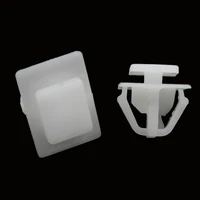 50pcs auto fastener door guard plate wheel eyebrow clip plastic rivet clips fender bumper push pin fastener for hyundai kia