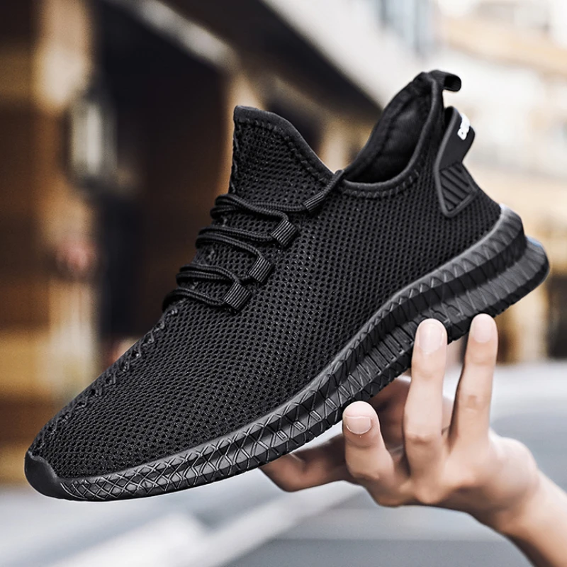

Men Light Running Shoes Breathable Lace-Up Jogging Shoes for Man Sneakers Men's Casual Shoes Zapatillas Hombre Large Size