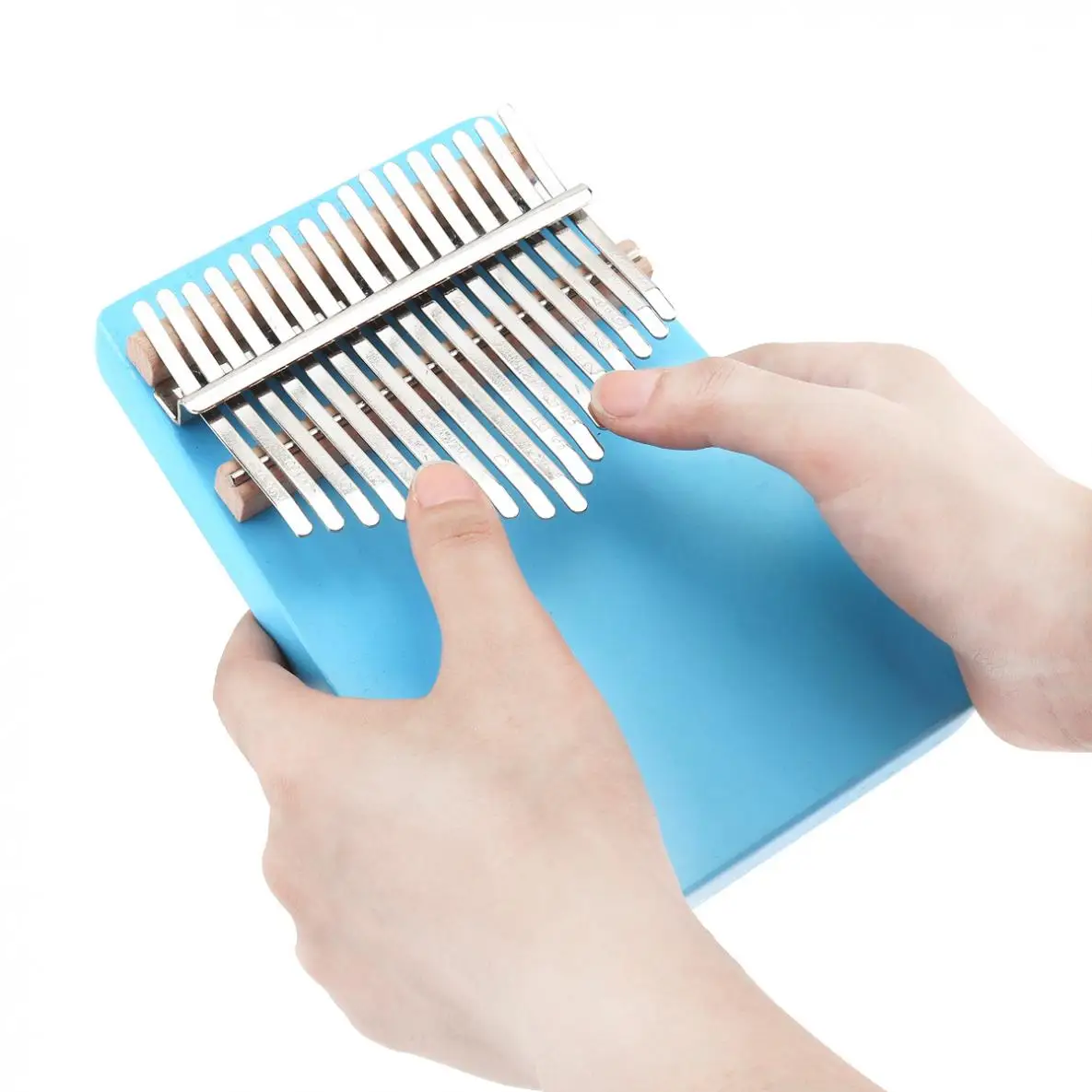 17 клавиш пианино Kalimba Одиночная доска сосна Mbira мини клавиатура инструменты