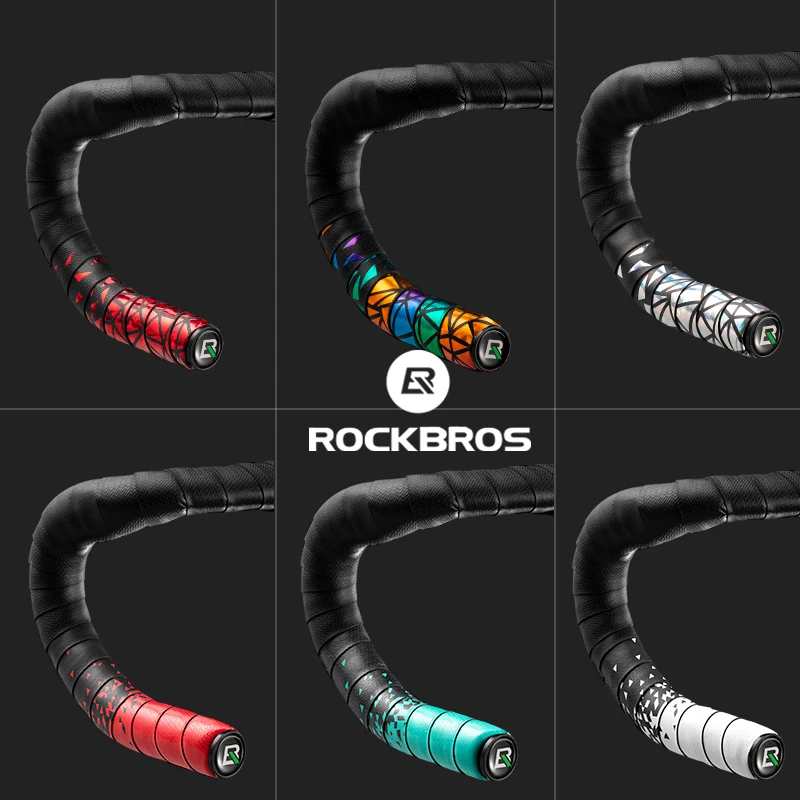 ROCKBROS Велосипедные Рули дорожный велосипед Бар Лента PU лента для руля велосипеда езда на велосипеде демпфирования антивибрационные велосипедная обмотка аксессуары - изображение