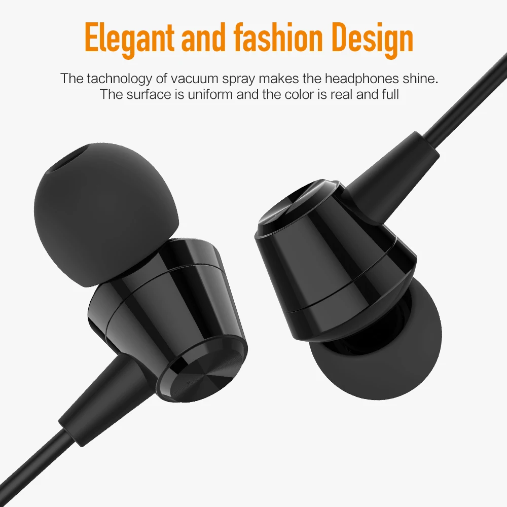 Наушники вкладыши Jellico 3 5 мм 1 2 м для iPhone Hi Fi стерео проводные наушники Xiaomi