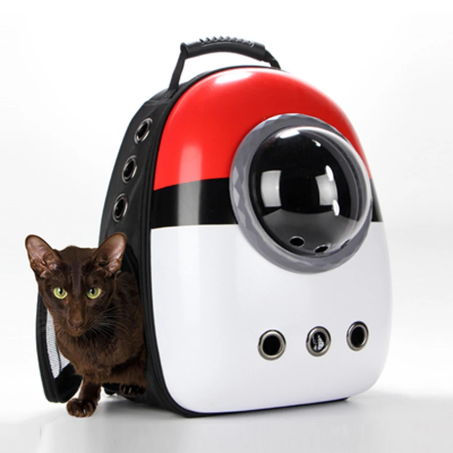 Carrier Cat Bag Travel Women Plastic Backpack Window Pet Stroller Handbag Capsule Pouch Mascotas Mochila Gato Air Box 50WC13 | Дом и сад