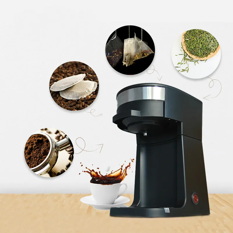 Электрическая американская капельная Кофеварка автоматическая мини эспрессо