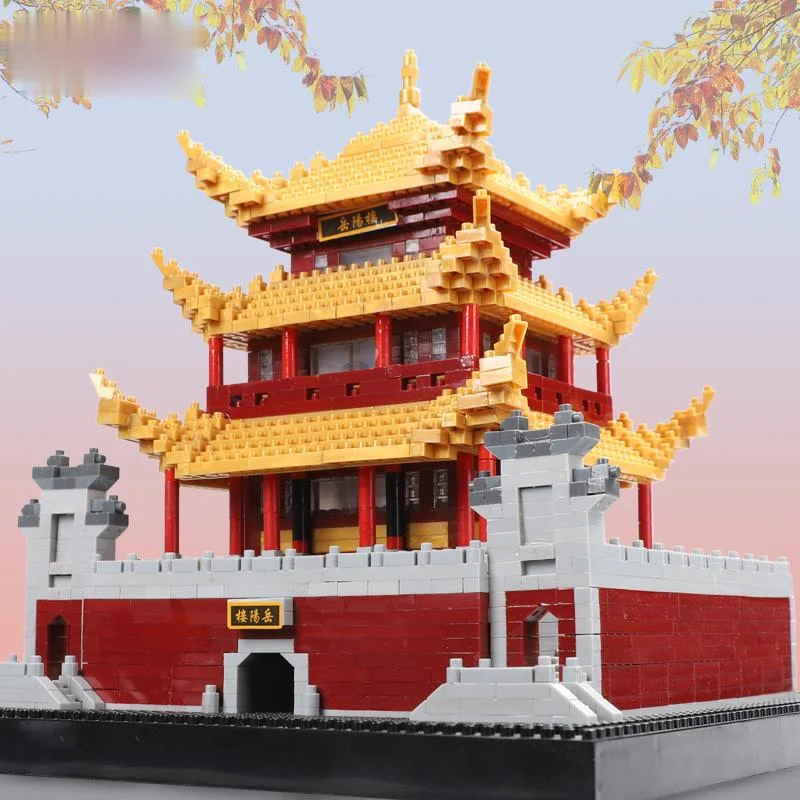 Архитектура Алмазный конструктор игрушечный здание съезда Эйфелева башня Белый