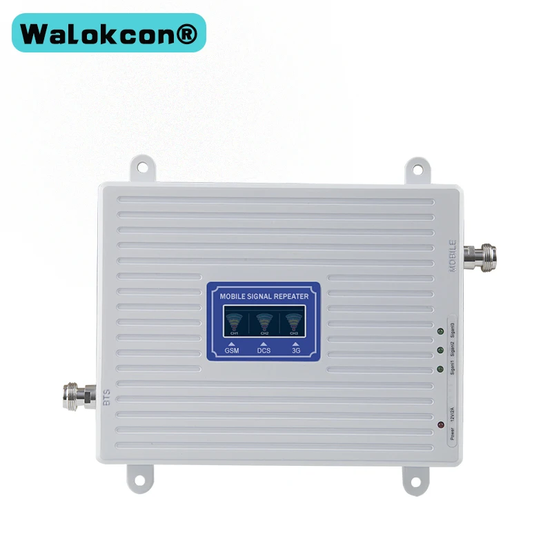 Трехдиапазонный усилитель мобильного сигнала 2G 3G 4G GSM 900 МГц DCS 1800 WCDMA 2100 LTE