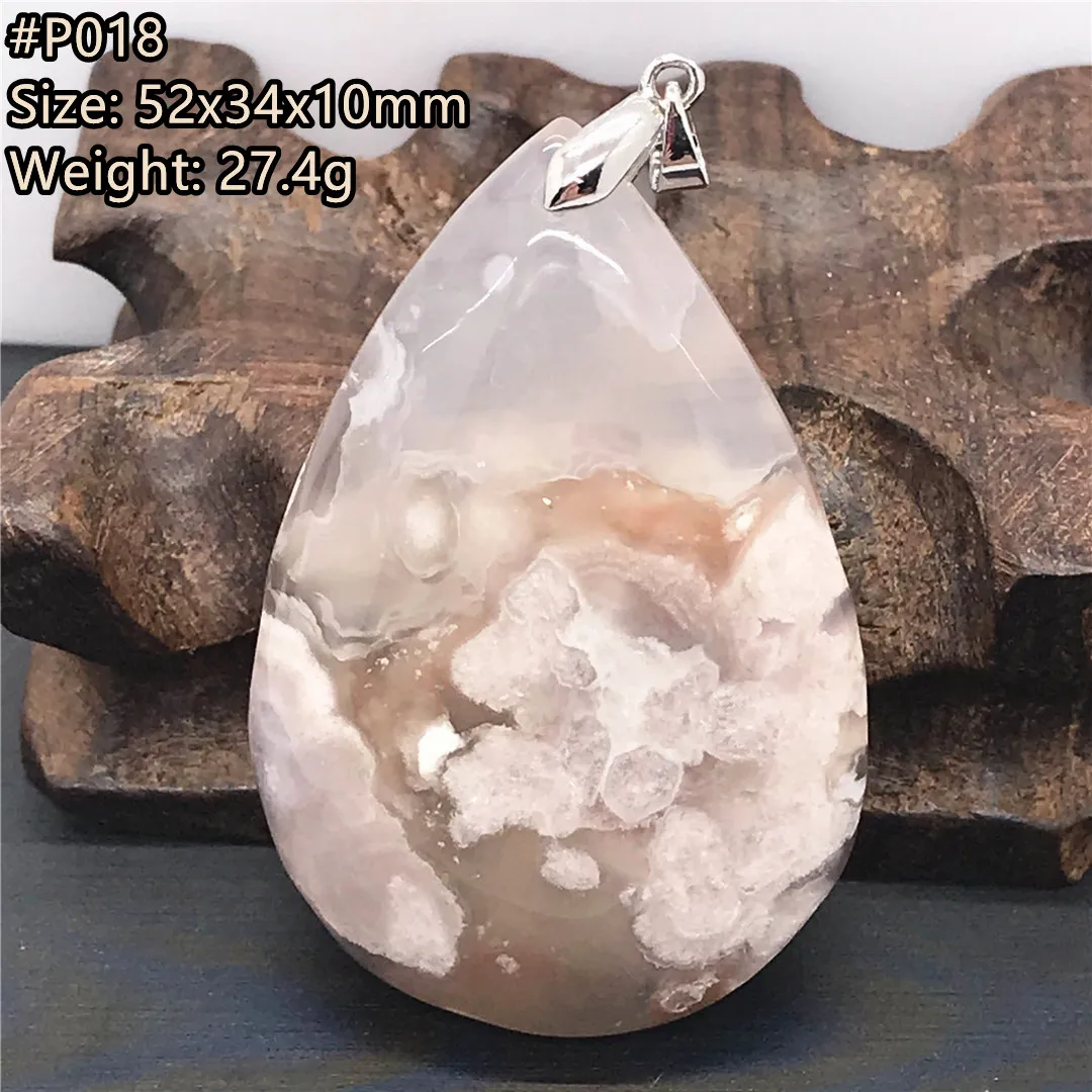 

Genuine Natural Cherry Agate Pendant For Women Men Healing Gift 52x34x10mm Beads Reiki Crystal Stone Silver Pretty Jewelry AAAAA