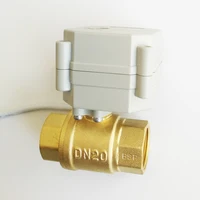 TFM20-B2-C New 2 Way Brass 3/4'' DN20 Proportional Valve DC9V-24V 0-5V 0-10V or 4-20mA 5 Wires For Water Modulating Control