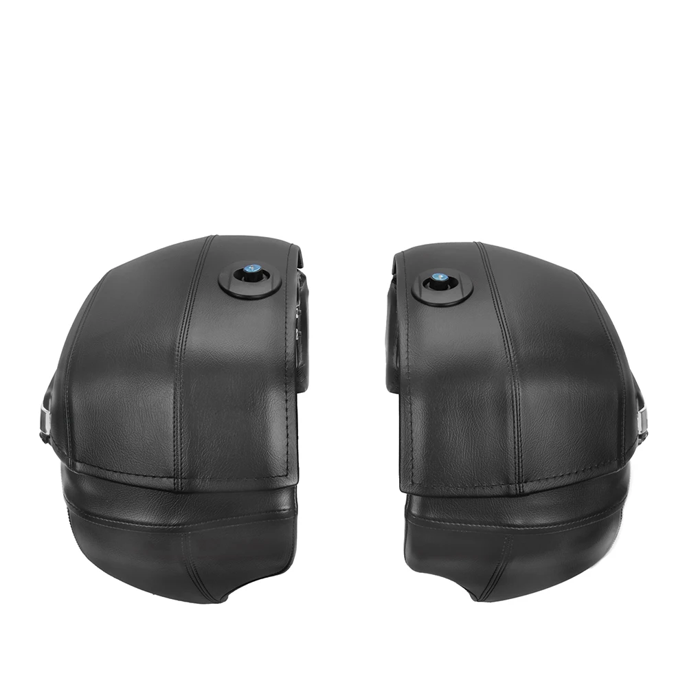 للبيع صندوق دراجة نارية صلب ، يسار ويمين ، صندوق أمتعة ، حقيبة سرج ، لهوندا VTX ، Yamaha DS ، XVX ، Suzuki ، VL ، Kawasaki ، VN