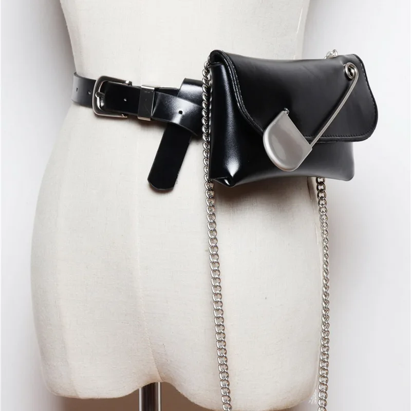 DAEYOTEN новые женские поясные сумки дизайнерская большая брошь сумка мессенджер на