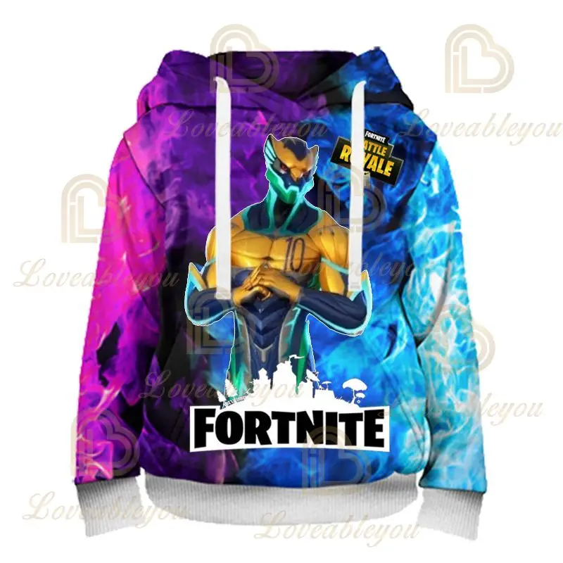 Куртка Fortnite унисекс мультяшный рисунок Победы для мальчиков и девочек топы