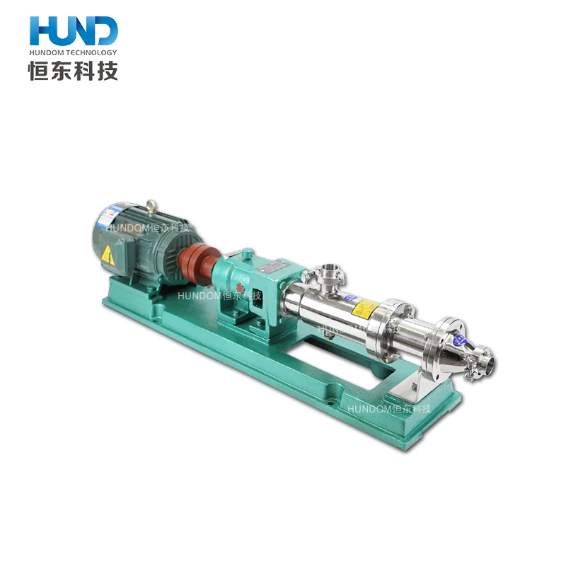 

Single screw pump price for transferring cream,lotion, or mud,fish slurry,concentration solid