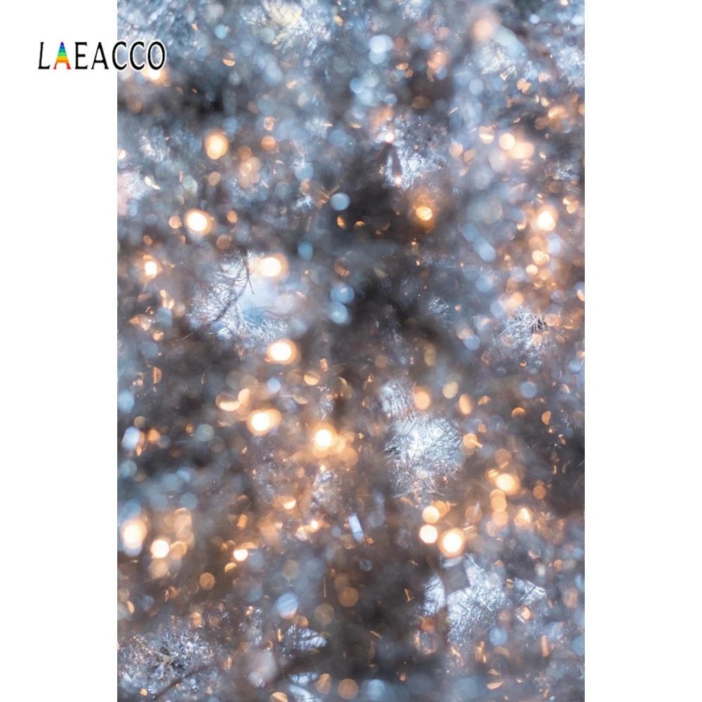 Фото Laeacco светильник Bokeh елки ветки Рождество фотографии фоны фото фон для детской