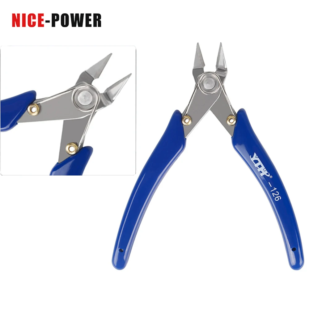 

YTH-126 Sharp Pliers Multi Functional Tools Electrical Wire Cable Cutters Cutting Side Snips Flush Stainless Steel Nipper