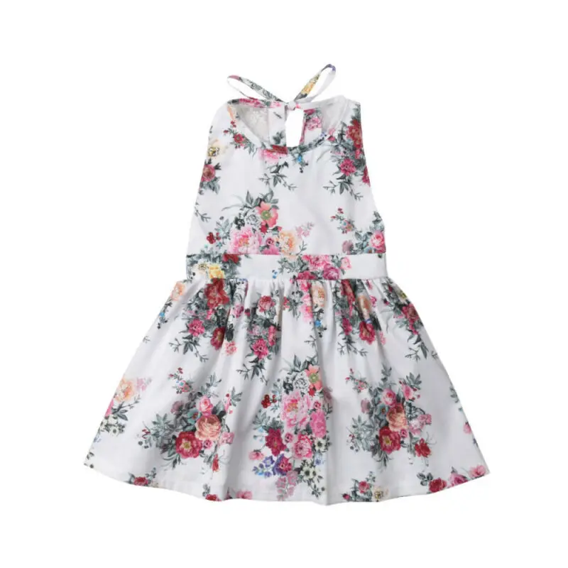 Летнее Детское платье для девочки 2020 принцессы с открытой спиной подростковой