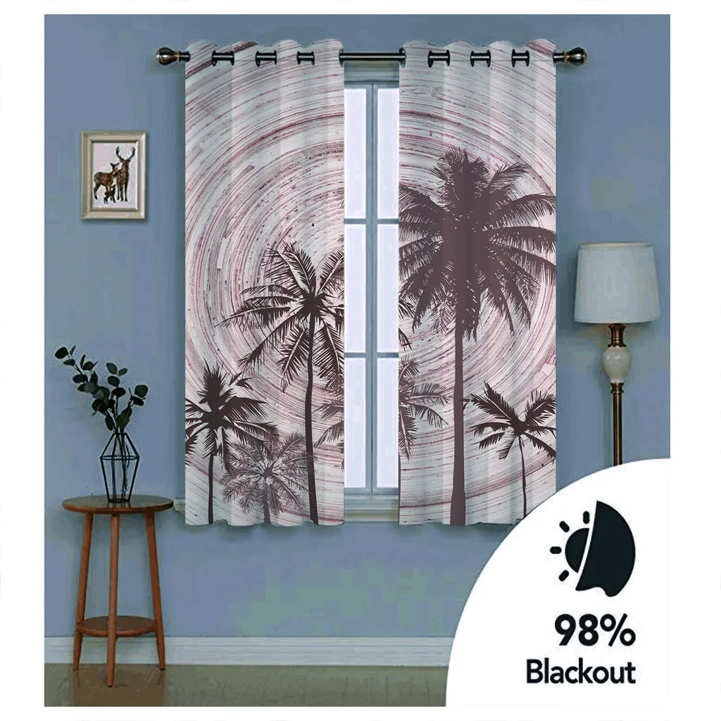 

3D Blackout curtains custom Coconut tree modern curtains for living room bedroom home decor curtains 3D