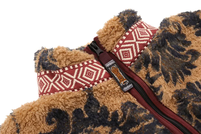 

2021fw High Quality kanye Keep Warm Tiger Pattern Kapital JACKET Men Women Lamb Wool Streetwear Jackets Embroidery