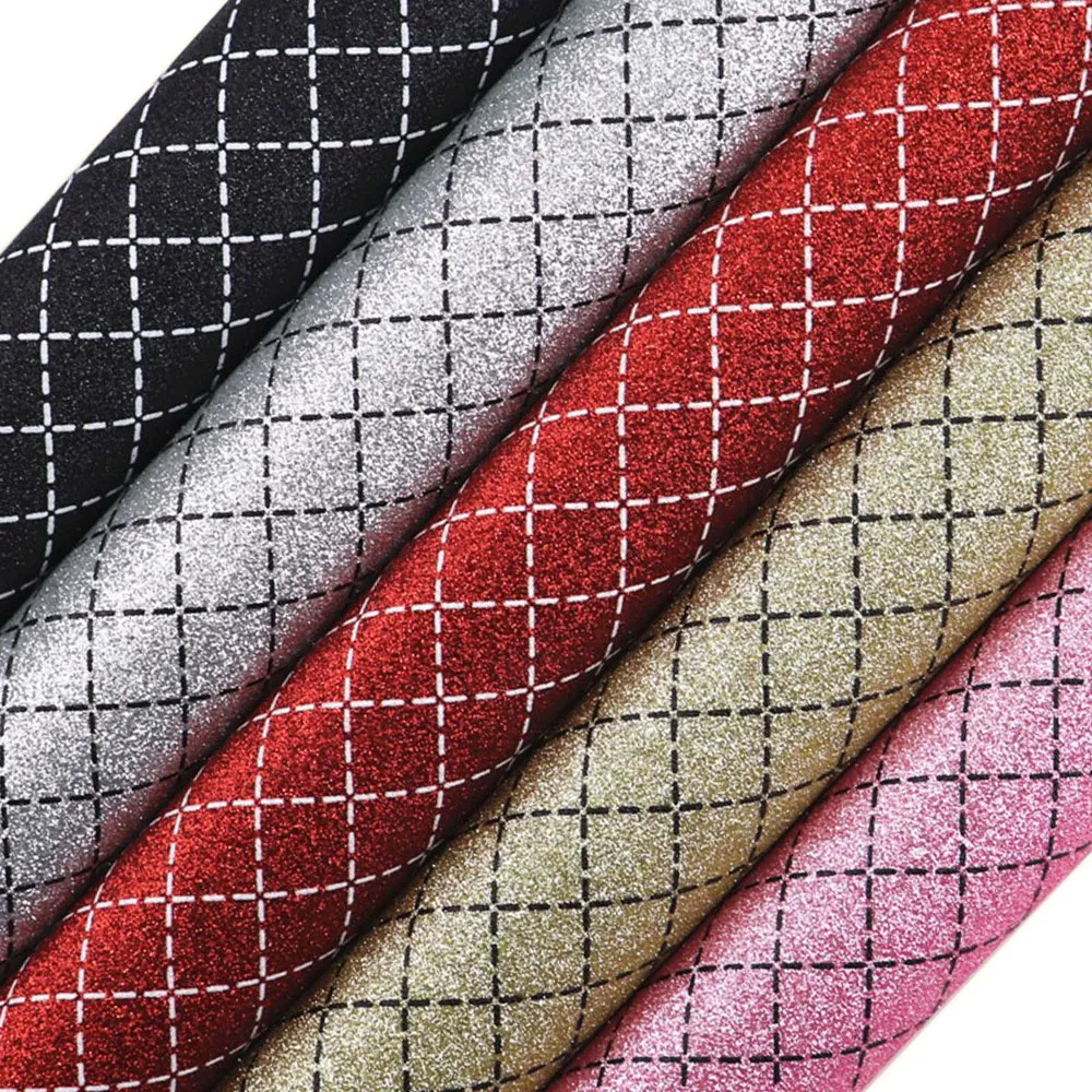 1 шт. лист A4 из искусственной кожи с блестками | Дом и сад