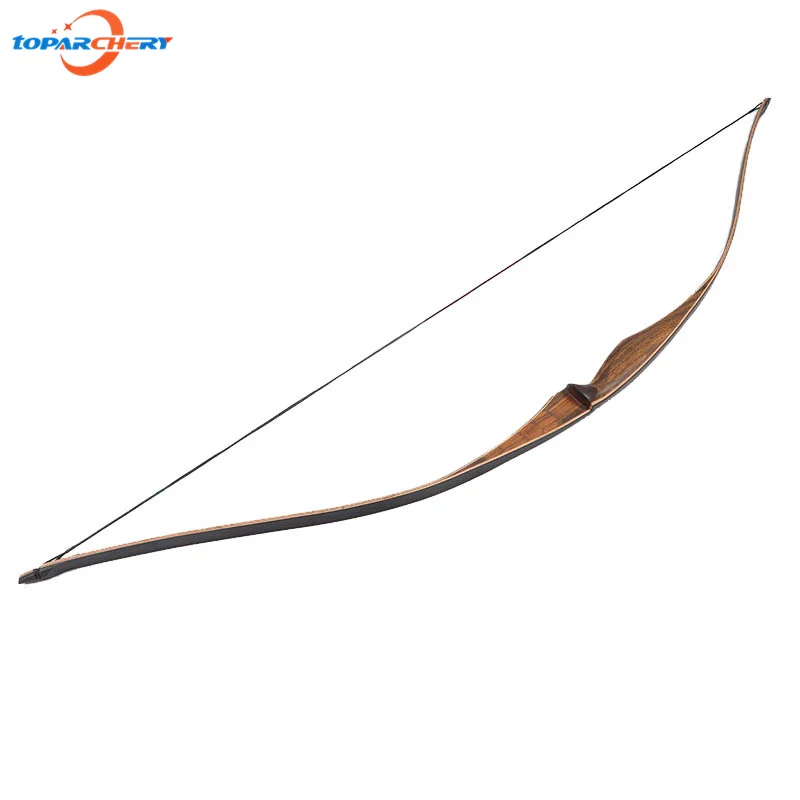 

Handmade Traditional Recurve Bow Longbow 20lbs 25lbs 52'' Laminated Wooden Long Bow for Bamboo Arrow Field Hunting Practice Game