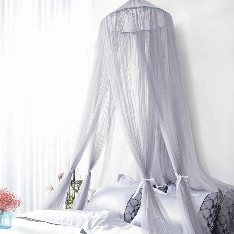 7 цветов подвесное детское постельное белье балдахин хлопок москитная сетка