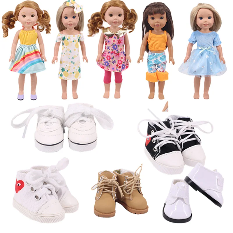 

Подходит для кукол 14 дюймов, аксессуары, одежда для новорожденных, одежда для девочек, одежда и удобная обувь для малышей, подарок на день ро...