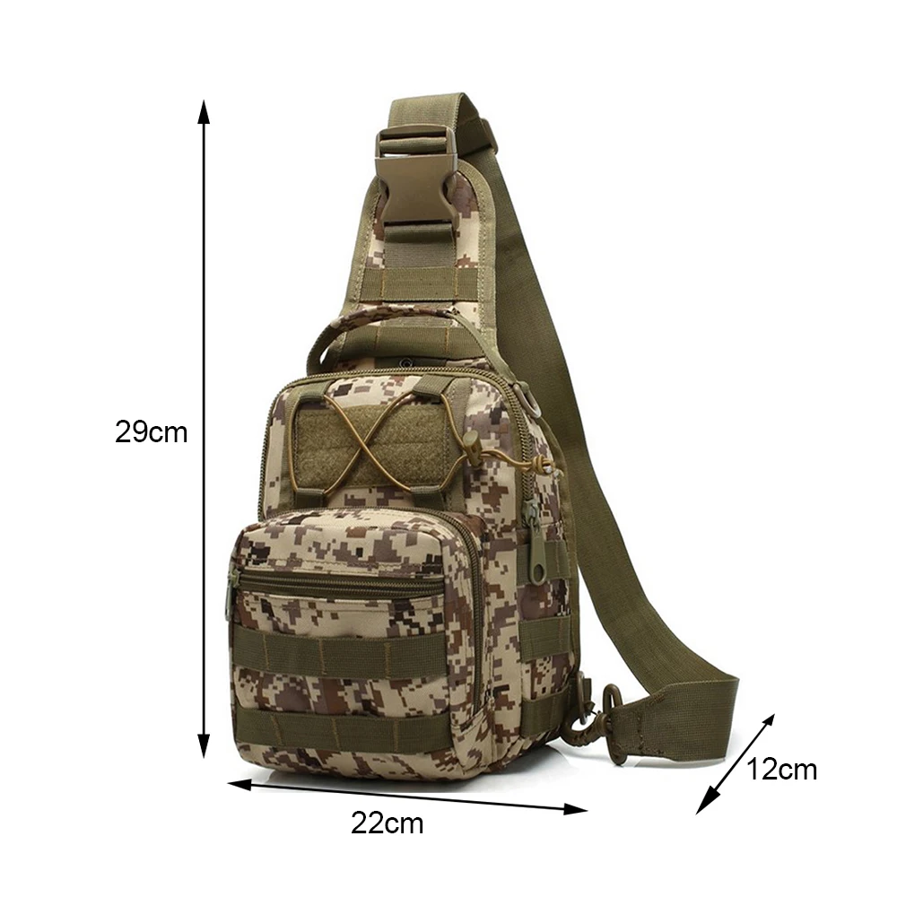 

Chest Bag Mini Tactical Sling Chest Bag Pouch Waterproof Shoulder Bag for Men Women Cycling Running Sports Outdoor Accessories