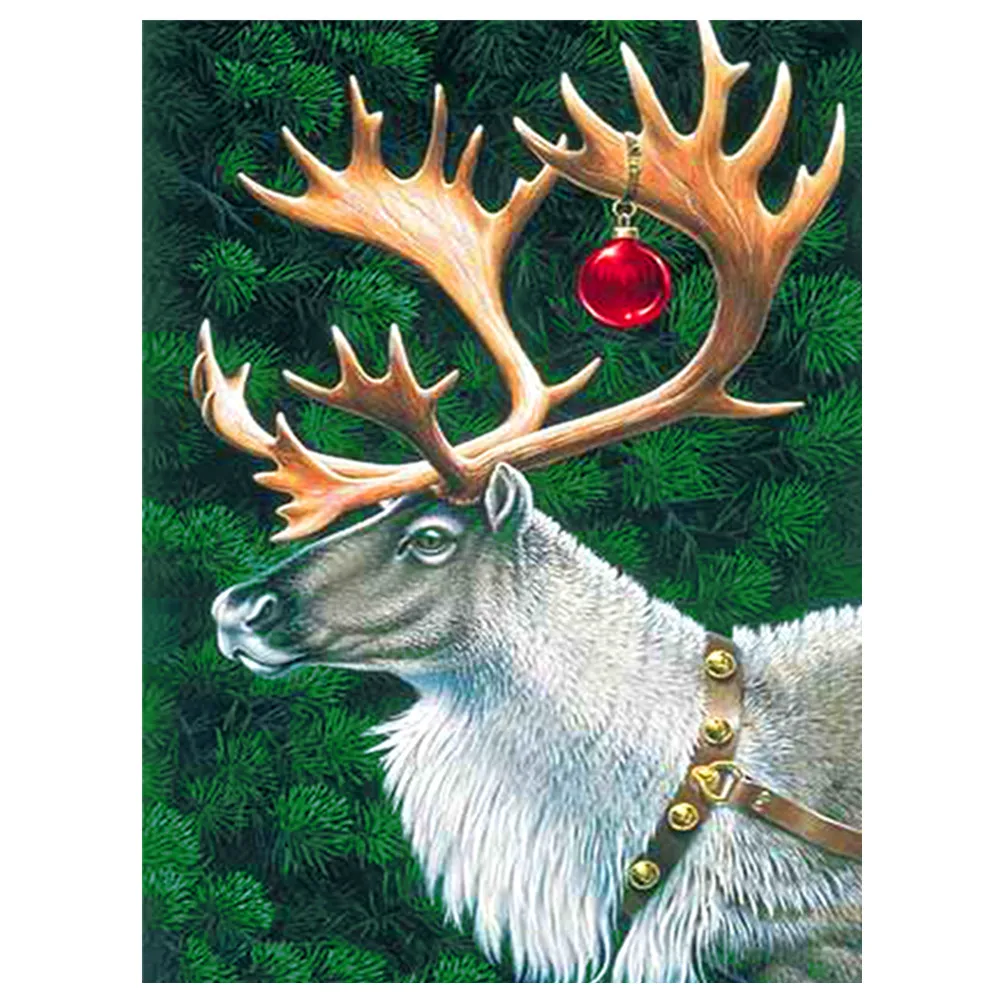 5D новый полный со стразами одежда для сна из хлопка с рождественскими рисунками