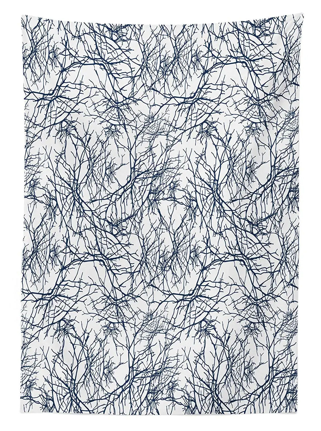 Абстрактный уличная скатерть ветка узор осенний сезон тематические монохромный